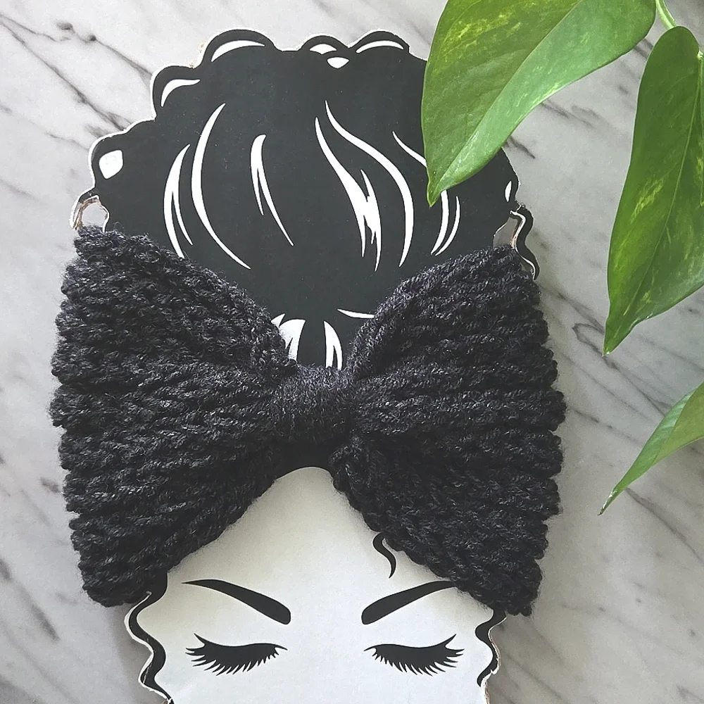 Handmade Knit Turban Headband - Picture 1 of 4
